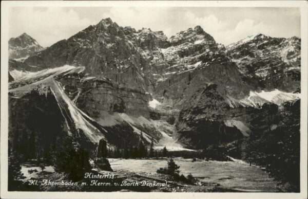 Hinterriss Tirol Barth Denkmal