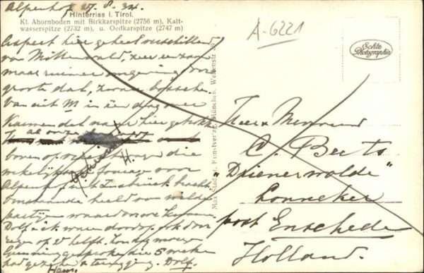 Hinterriss Tirol Barth Denkmal – Bild 2