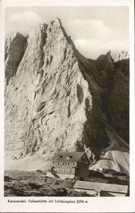 Karwendel Falkenhütte Laliderspitze