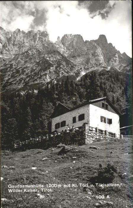 Gaudeamushuette Törlspitzen Wilder Kaiser