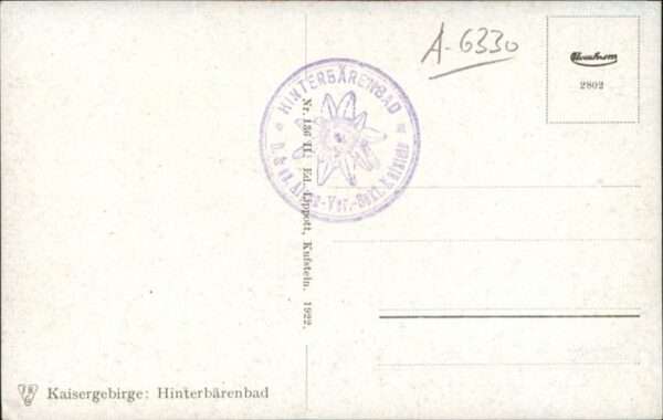 Hinterbaernbad Kaisergebirge – Bild 2