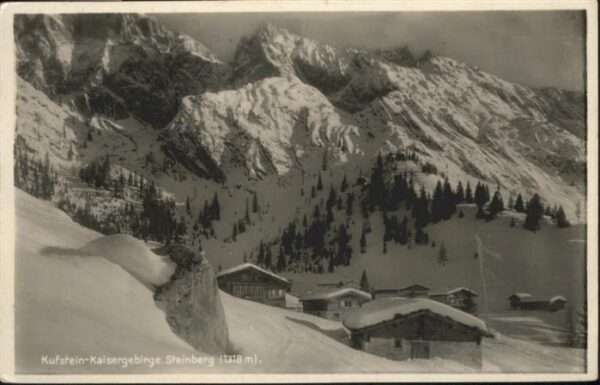 Kufstein Tirol Kaisergebirge Steinberg