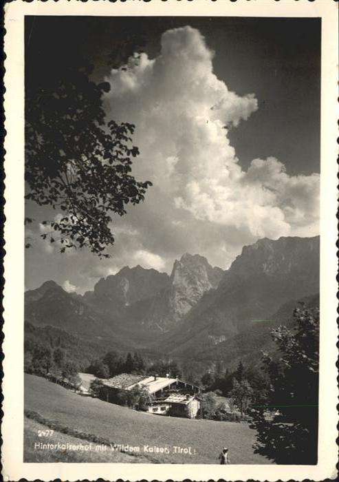 Wilder Kaiser Hinterkaiserhof