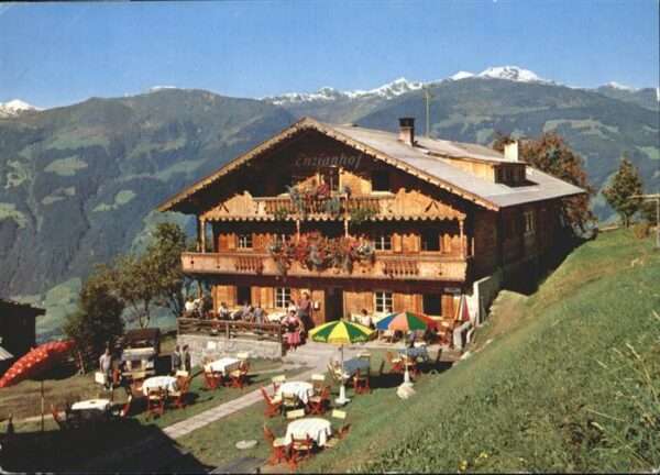 Zell Ziller Tirol Alpen Gasthof Enzianhof