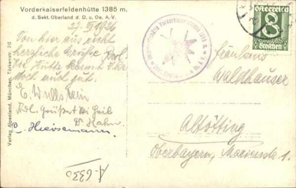 Vorderkaiserfelden Hütte – Bild 2