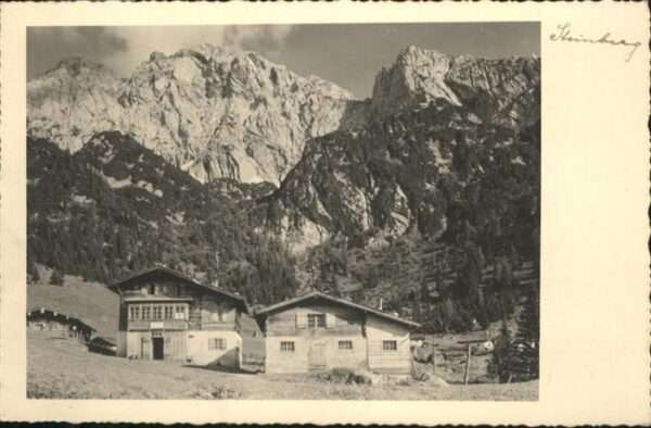 Steinberg Rofan [Handschriftlich] Kaindl Hütte
