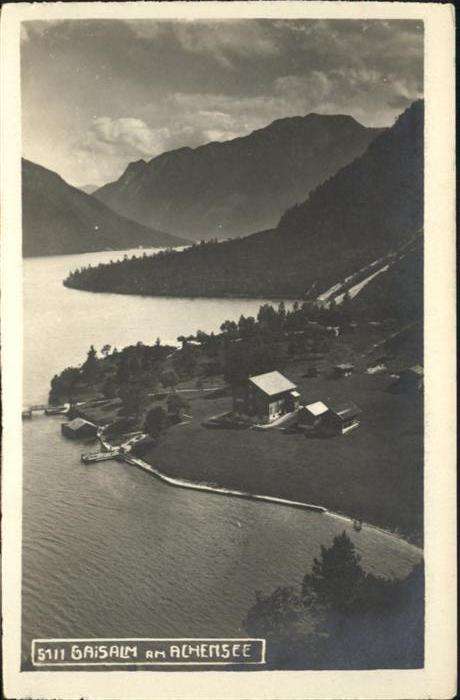 Pertisau Achensee Gaisalm