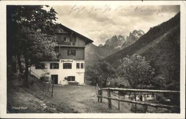 Kufstein Tirol [Handschriftlich] Pfandlhof