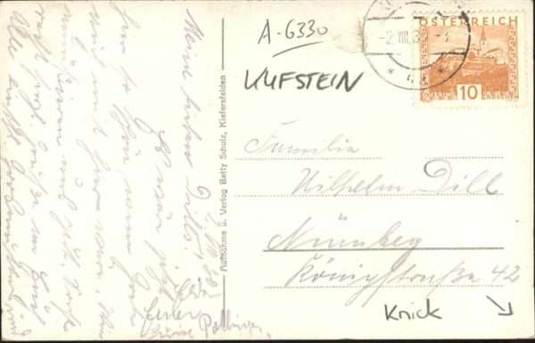 Kufstein Tirol [Handschriftlich] Pfandlhof – Bild 2