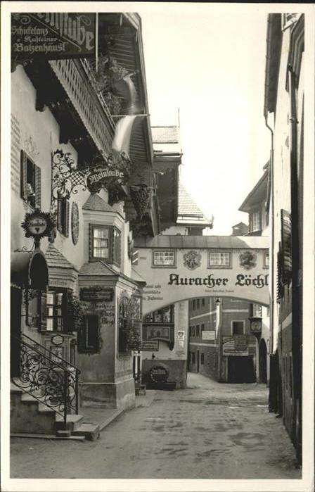 Kufstein Tirol [Stempelabschlag] Auracher Löchl