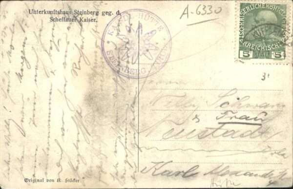 Scheffauer Kaiser Unterkunftshaus Steinberg – Bild 2