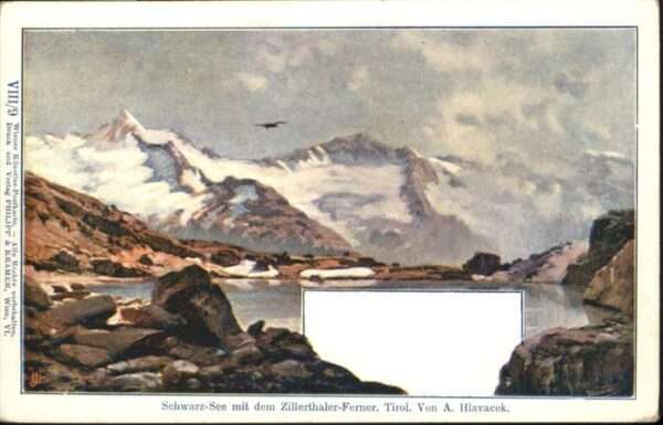 Kitzbuehel Tirol Schwarzsee Zillerthaler Ferner