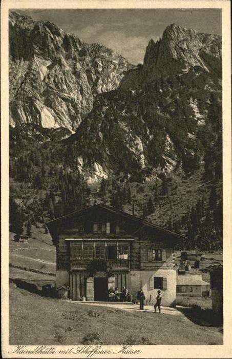 Scheffauer Kaiser Kaindlhütte