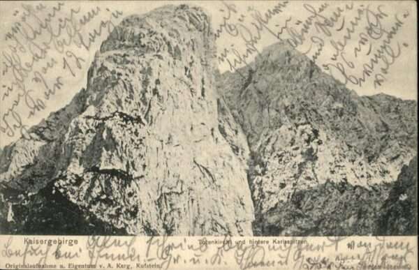 Kaisergebirge Totenkirchl hintere Kaiserspitzen