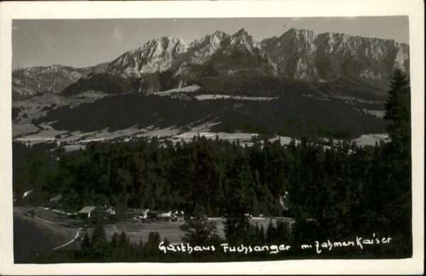 Kufstein Tirol Gasthaus Fuchsanger Zahmen Kaiser