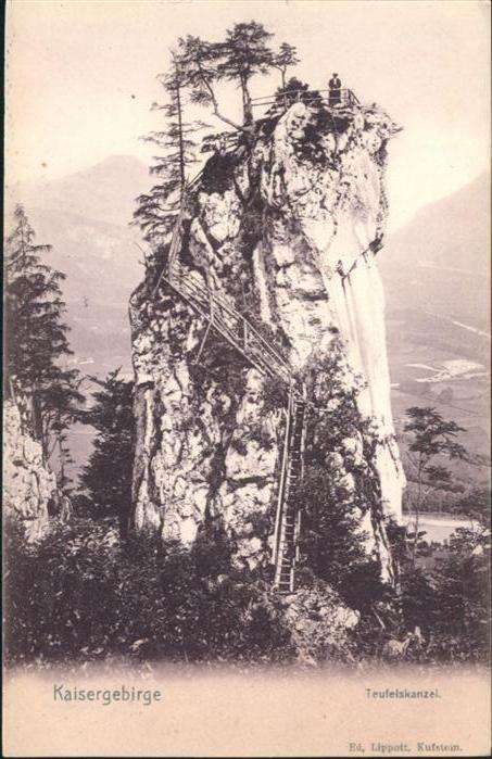 Kaisergebirge Teufelskanzel