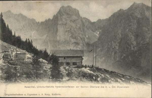 Kaisertal Unterkunftshütte Vorderkaiserfelden