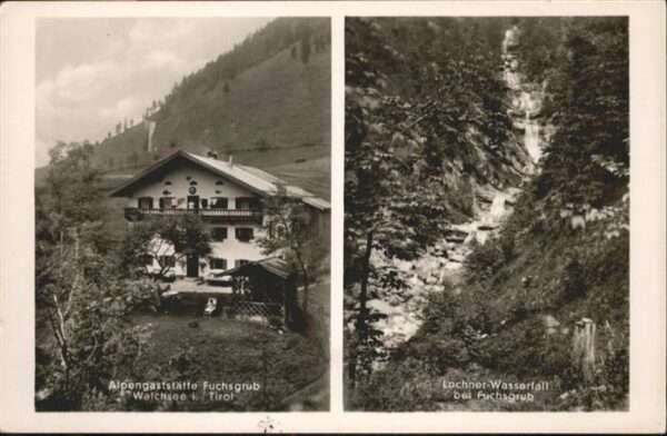 Walchsee Alpen Gaststätte Fuchsgrub Lochner Wass