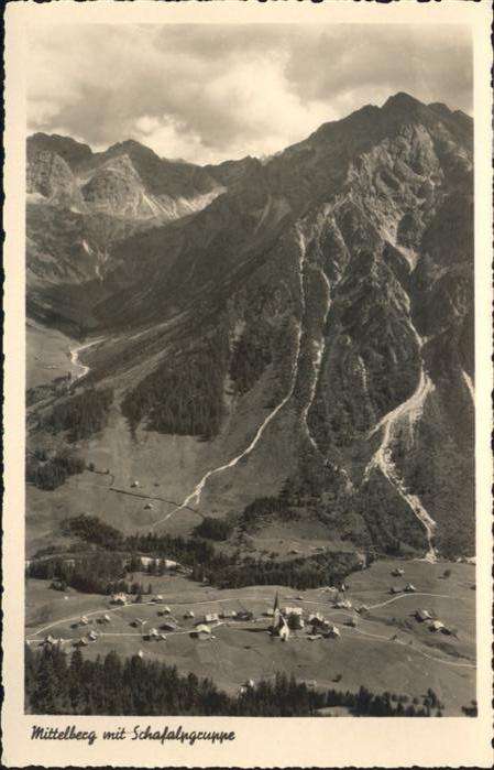 Mittelberg Kleinwalsertal schafalpgruppe