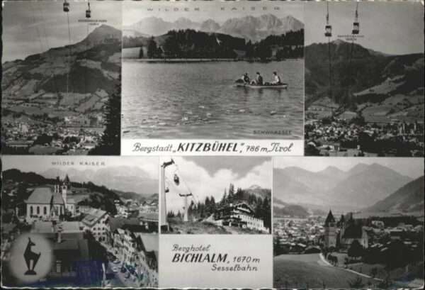 Kitzbuehel Tirol Schwarzsee Wilden Kaiser Sesselbahn