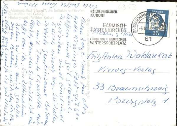 Going Wilden Kaiser Tirol Alpen Gasthof Stangl – Bild 2
