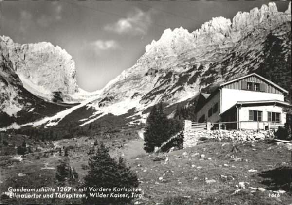 Gaudeamushuette Vordere Karlspitze Ellmauertor Törlspit