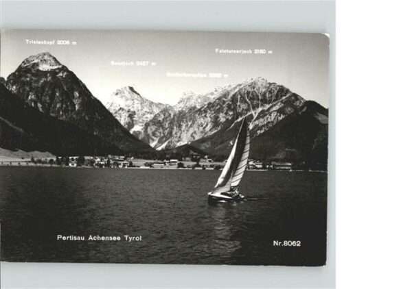 Pertisau Achensee Achensse Segelschiff