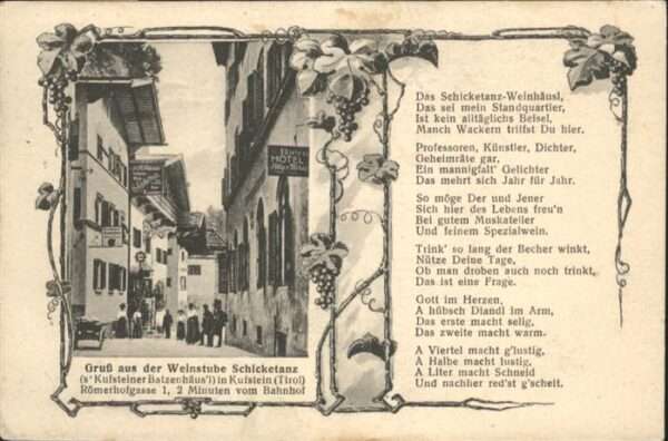 Kufstein Tirol Weinstube Schicketanz