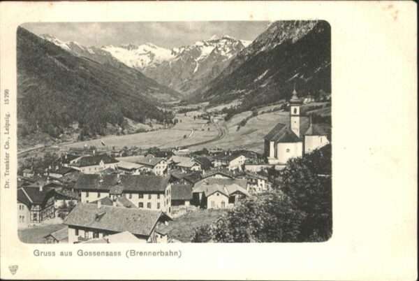 Gossensass Suedtirol Brennerbahn