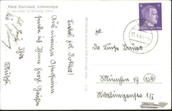 Lofer Haus Gertraud Lofereralpe – Bild 2