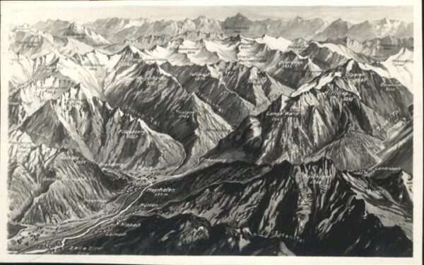 Mayrhofen Zillertal Fliegeraufnahme