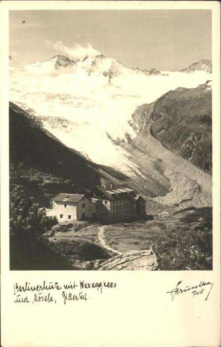 Mayrhofen Zillertal Berlinerhütte Zillertal