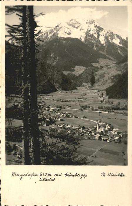 Mayrhofen Zillertal Zillertal Grünberg