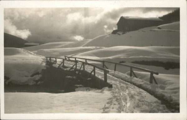 Gerlos Zillertal Brücke Winter
