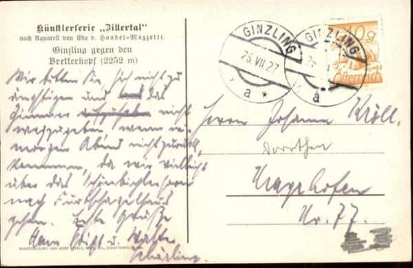 Ginzling Künstler Edo Mazzetti – Bild 2