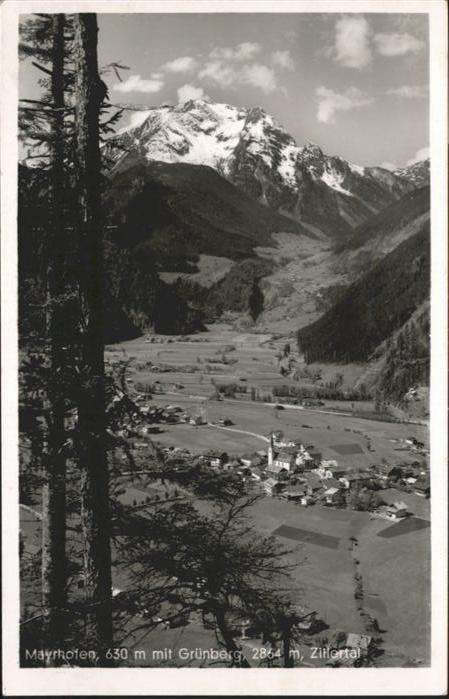 Mayrhofen Zillertal Grünberg Zillertal