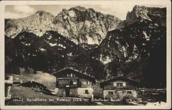 Kufstein Tirol kaindlhütte Schaffauer Kaiser