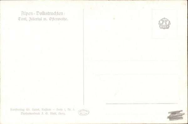 Kufstein Tirol Alpen Volkstracht Osterweihe – Bild 2