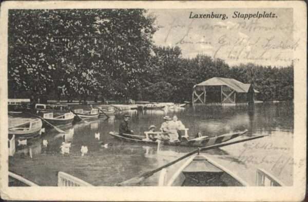 Laxenburg Stappelplatz Boot Schwanz