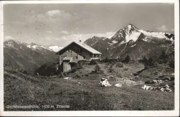 Mayrhofen Zillertal [Handschriftlich] Gschösswandhütte