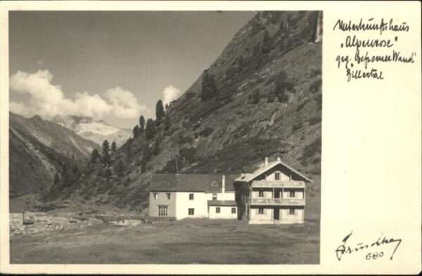Mayrhofen Zillertal Naturfreundehaus Alpenrose