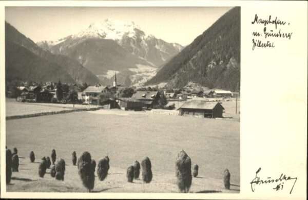 Mayrhofen Zillertal Grünberg Zillertal
