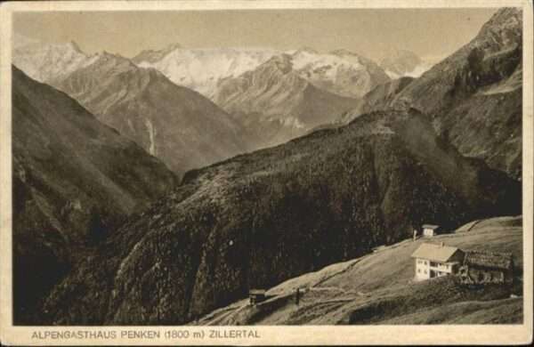 Mayrhofen Zillertal [Stempelabschlag] Gasthaus Penken Zille