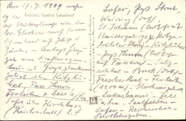 Ferleiten Gasthof Lukashansl – Bild 2
