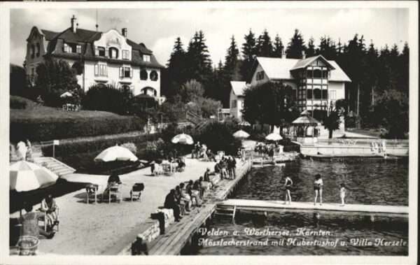 Velden Woerthersee Mösselacherstrand Hubertushof