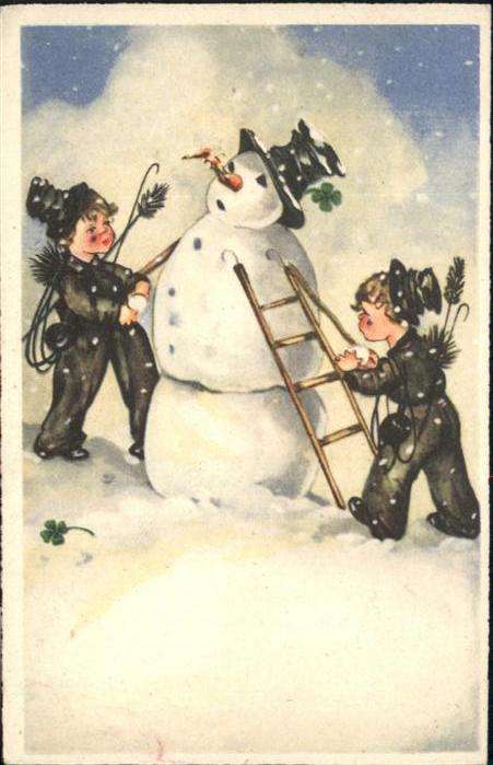 Schornsteinfeger Schneemann