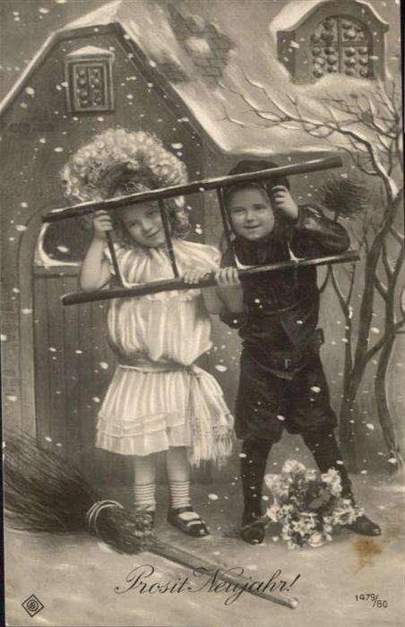 Schornsteinfeger Kinder Neujahr