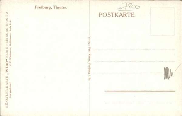 Theatergebaeude Freiburg Wiro Nr. 2712 A – Bild 2