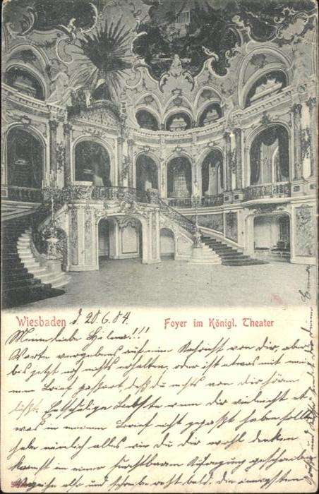 Theatergebaeude Wiesbaden Foyer
