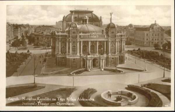 Theatergebaeude Zagreb Opernhaus